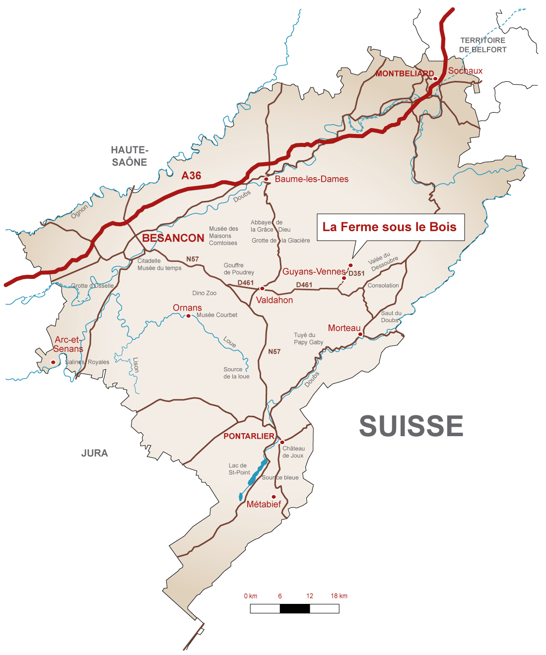 carte du Doubs